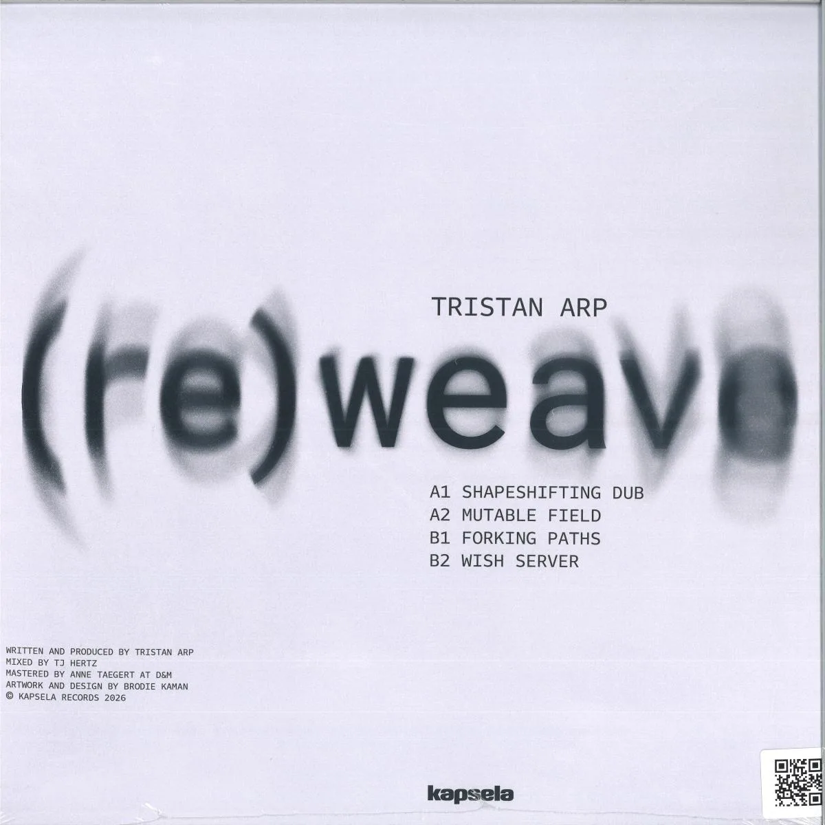 Back cover — Tristan Arp — (re)weave