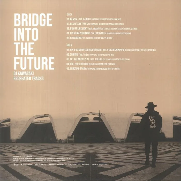 Обратная сторона обложки — DJ KAWASAKI — Bridge Into The Future: Recreated Tracks