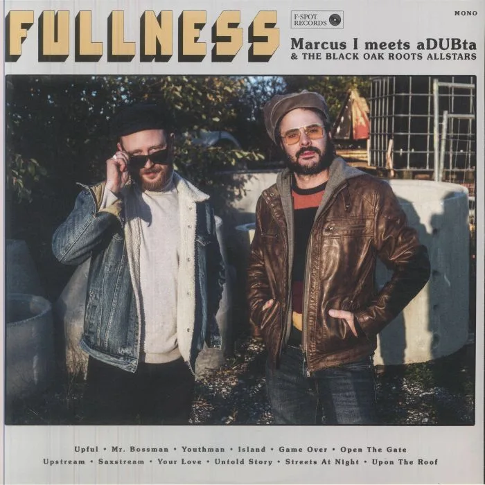 Лицевая сторона обложки — MARCUS I meets ADUBTA / THE BLACK ROOTS ALLSTARS — Fullness (mono)