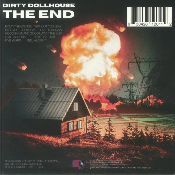 Back cover — DIRTY DOLLHOUSE — The End