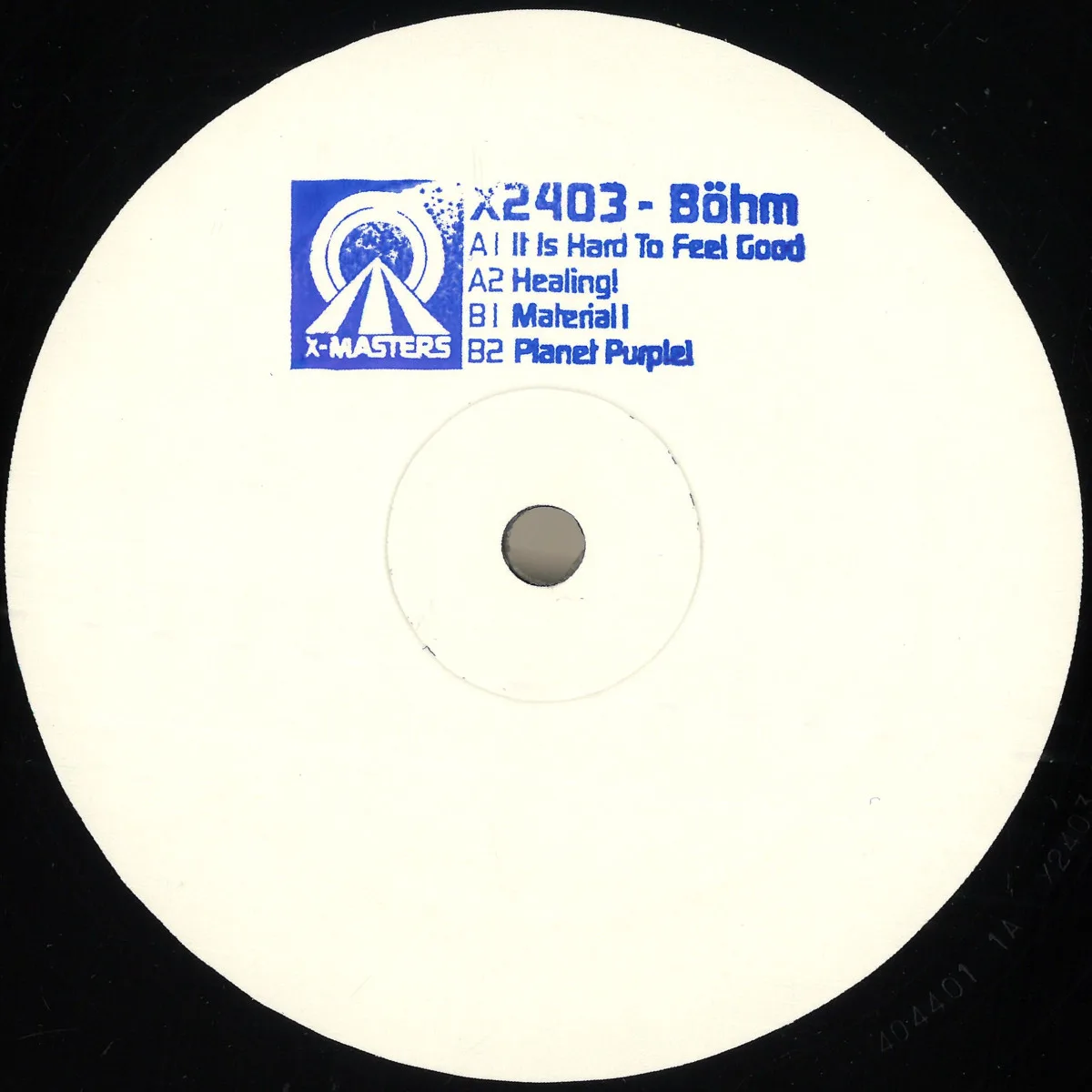 Front cover — Böhm — It Is Hard To Feel Good EP