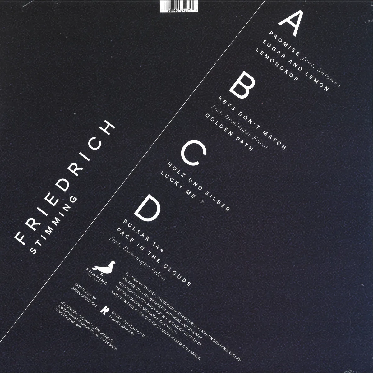 Back cover — Stimming — Friedrich 2x12"