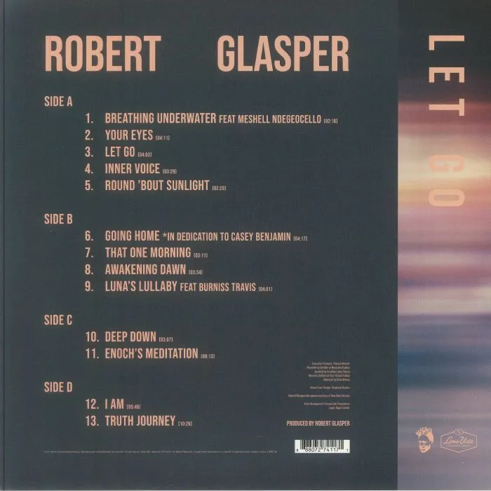 Обратная сторона обложки — Robert GLASPER — Let Go
