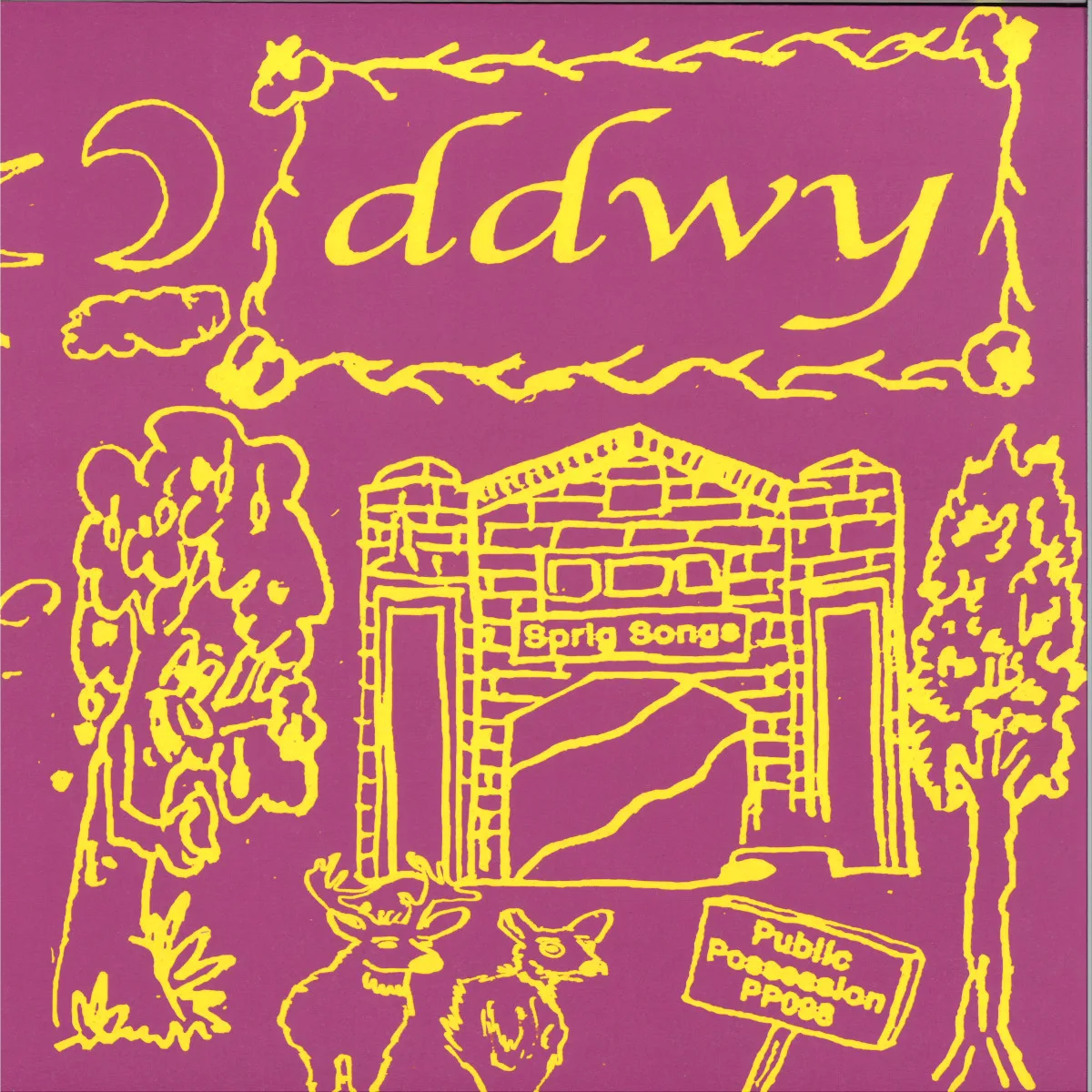Front cover — Ddwy — Sprig Songs