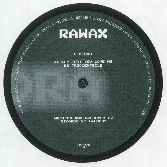 Back cover — Ricardo VILLALOBOS — NDRA (reissue)