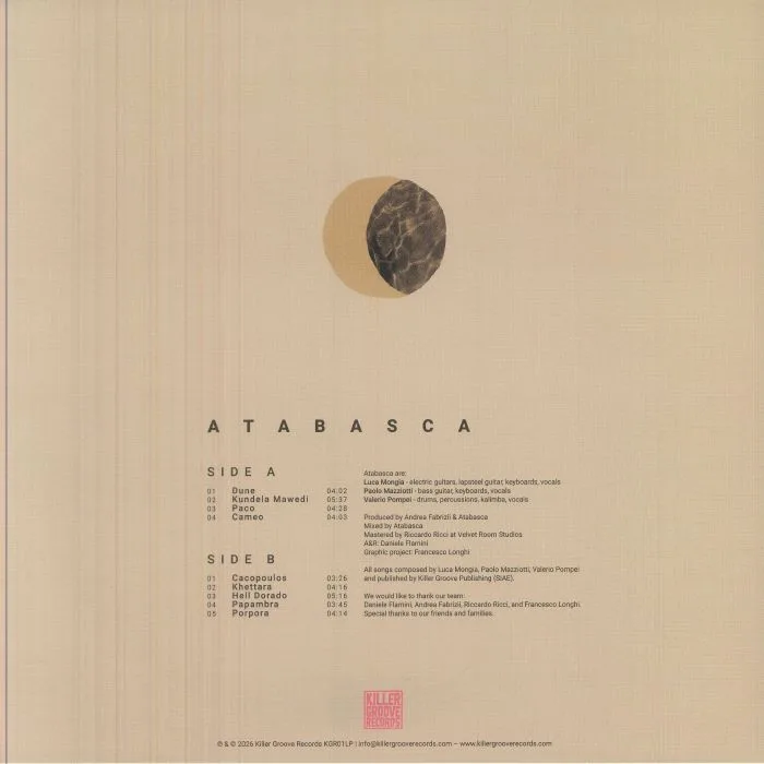 Back cover — ATABASCA — Atabasca