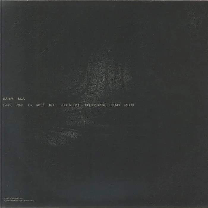 Back cover — KARIM — Lila