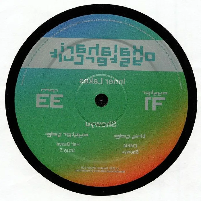 Front cover — INNER LAKES — Showyu
