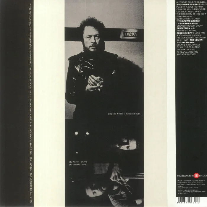 Back cover — Siegfried KESSLER — Solaire