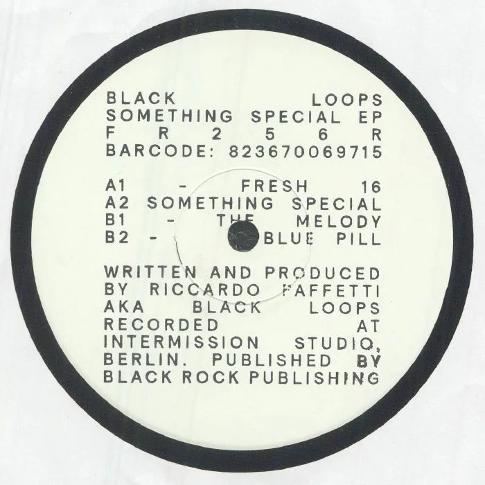 Лицевая сторона обложки — BLACK LOOPS — Something Special EP (reissue)