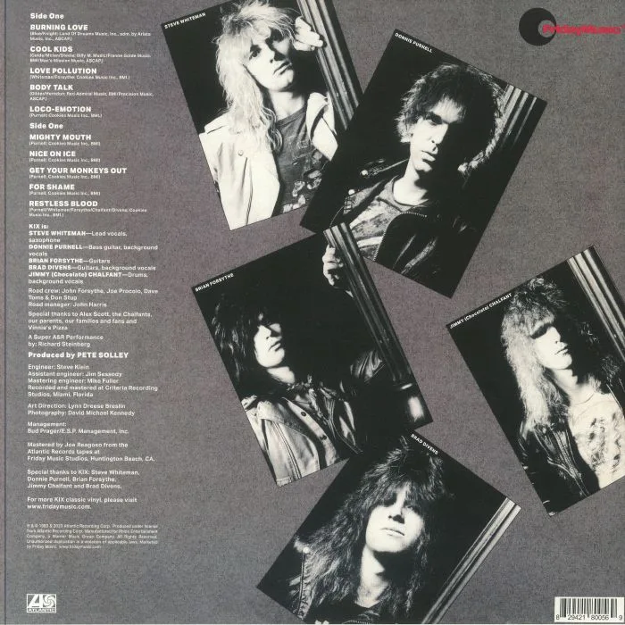 Back cover — KIX — Cool Kids (reissue)