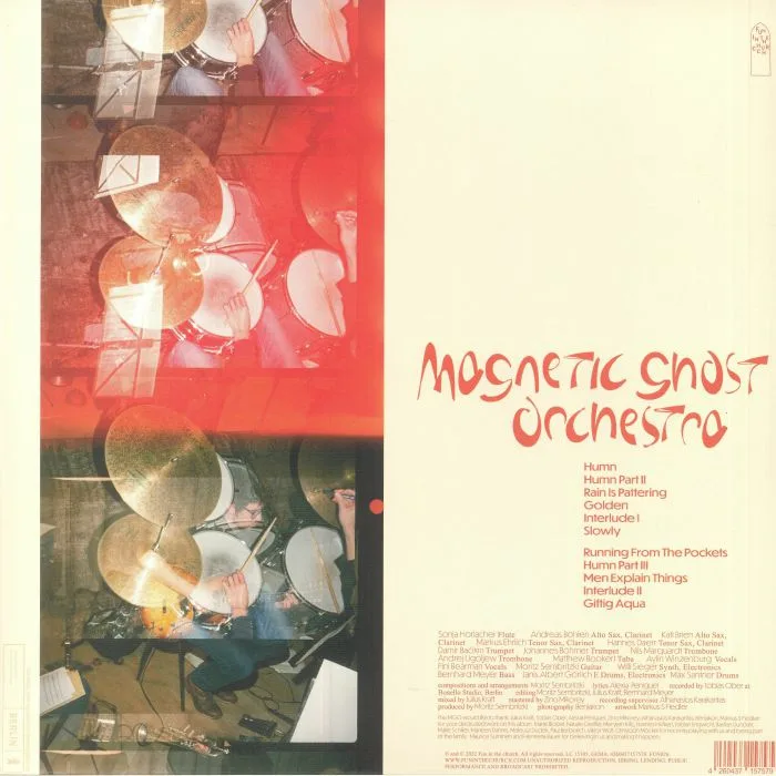 Обратная сторона обложки — MAGNETIC GHOST ORCHESTRA — Magnetic Ghost Orchestra