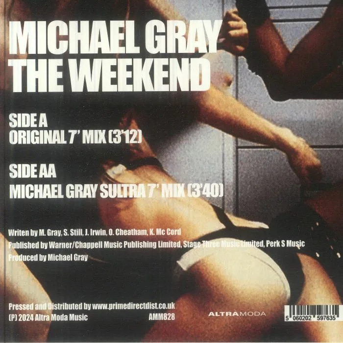 Back cover — Michael GRAY — The Weekend