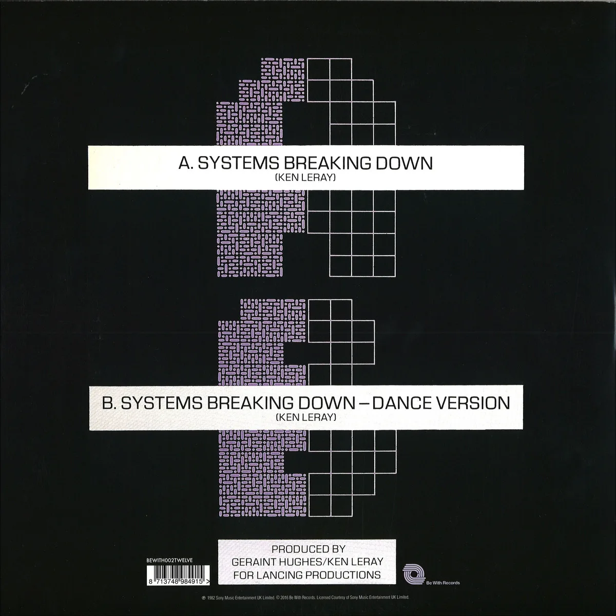 Обратная сторона обложки — Anna — Systems Breaking Down
