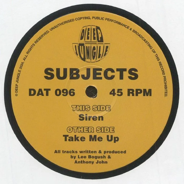 Back cover — SUBJECTS — Take Me Up