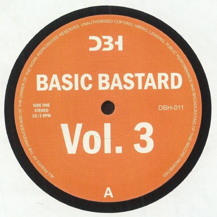 Front cover — BASIC BASTARD — Basic Bastard Vol 3