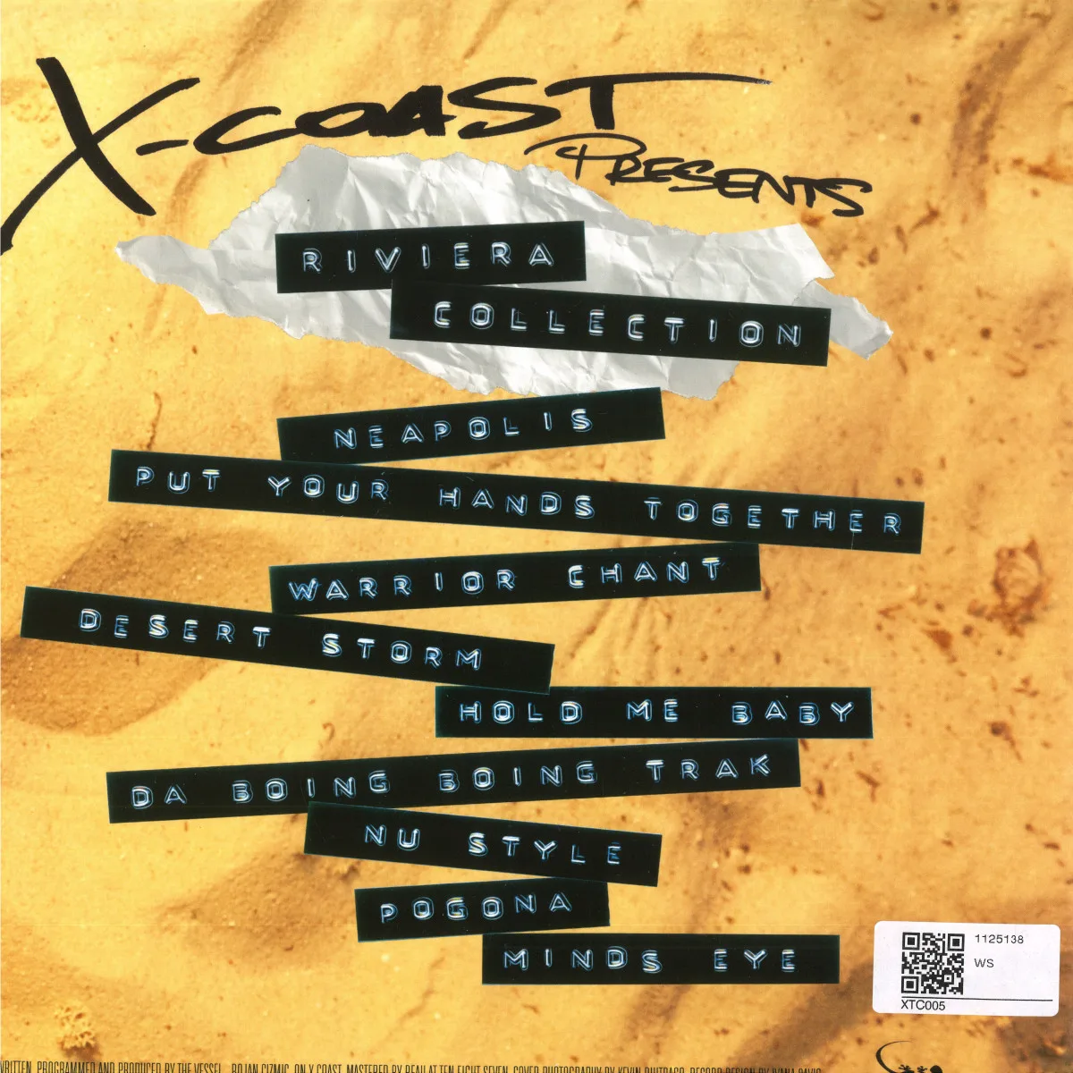Обратная сторона обложки — X-Coast — The Riviera Collection (2x12")