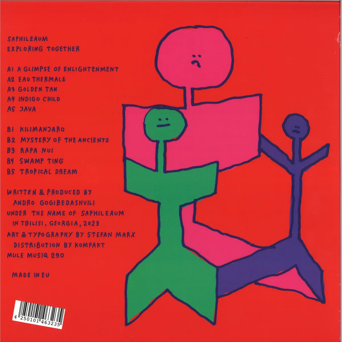 Back cover — Saphileaum — Exploring Together LP