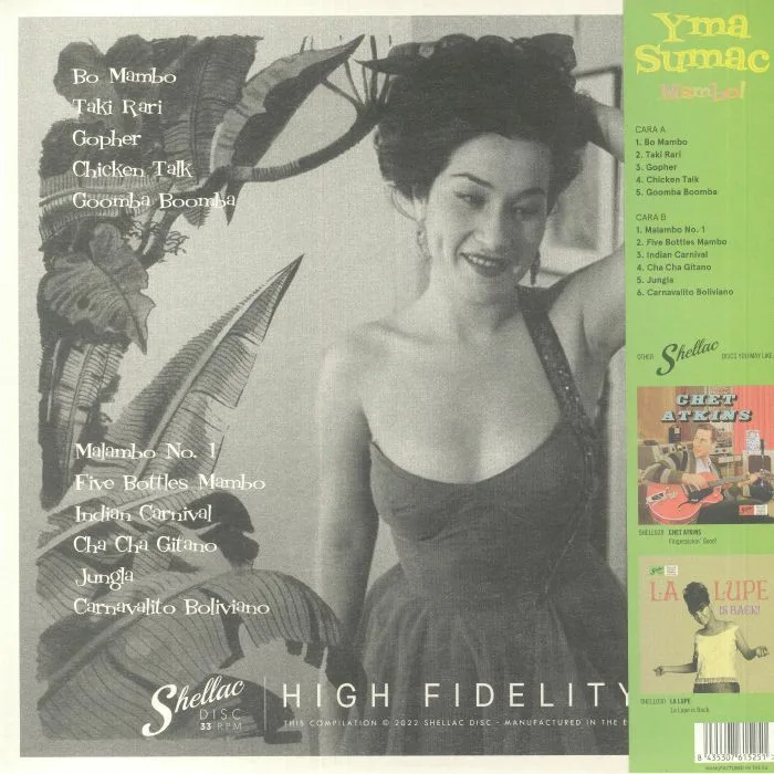 Back cover — YMA SUMAC — Mambo! (reissue)