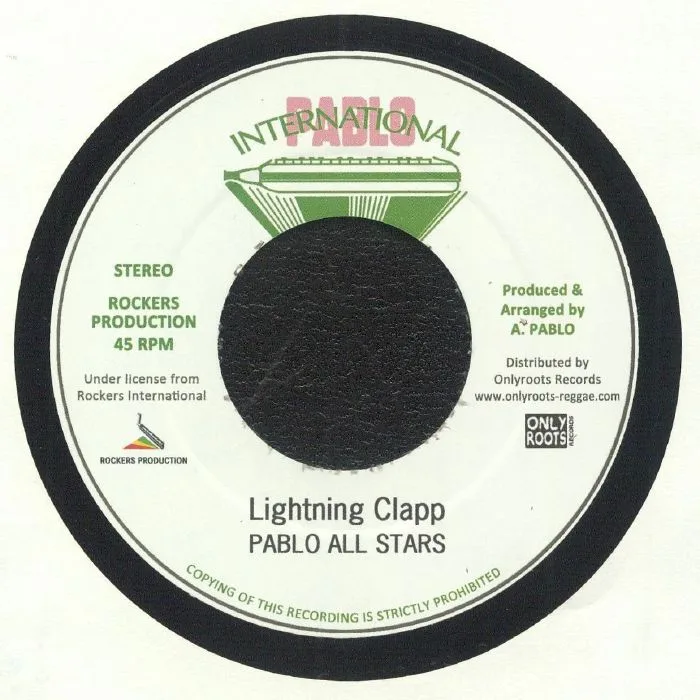 Back cover — Augustus PABLO / PABLO ALL STARS — Thunder Clapp