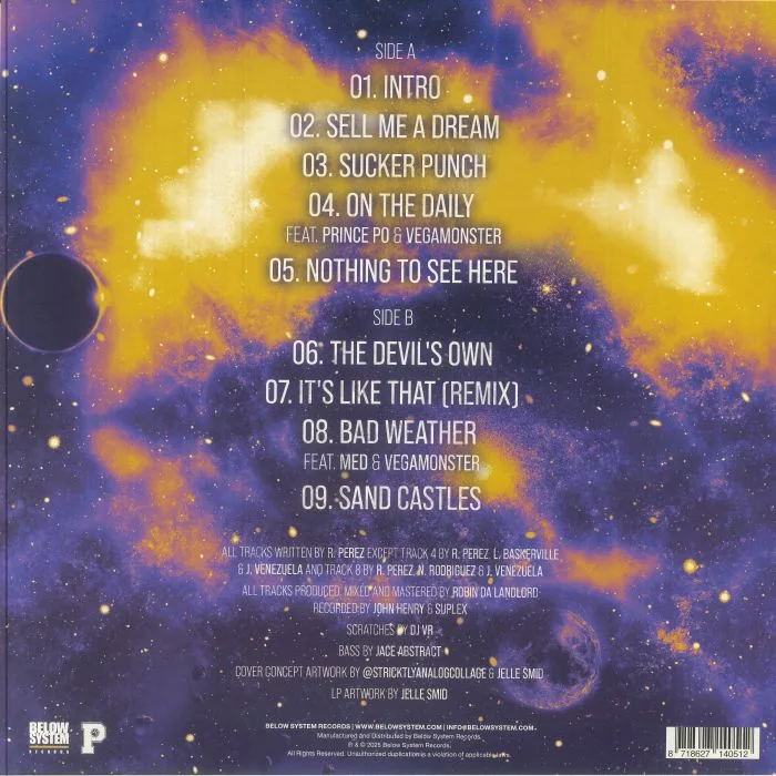 Обратная сторона обложки — PAWZ ONE / ROBIN DA LANDLORD — Sell Me A Dream: Flowstalgia (reissue)