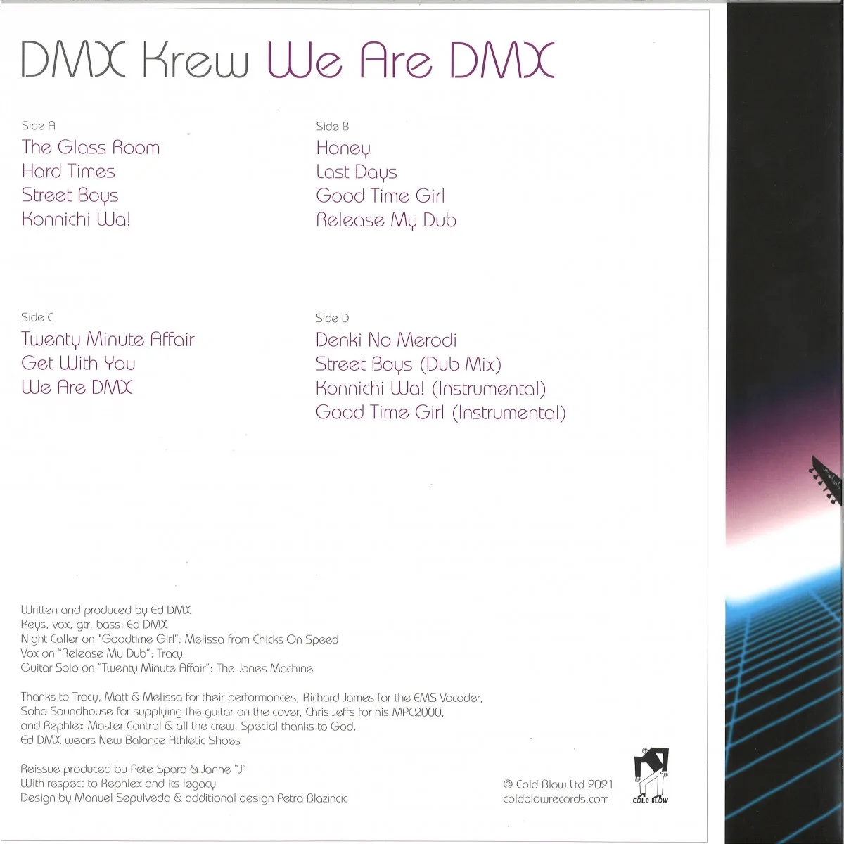 Back cover — Dmx Krew — We Are DMX LP 2x12"
