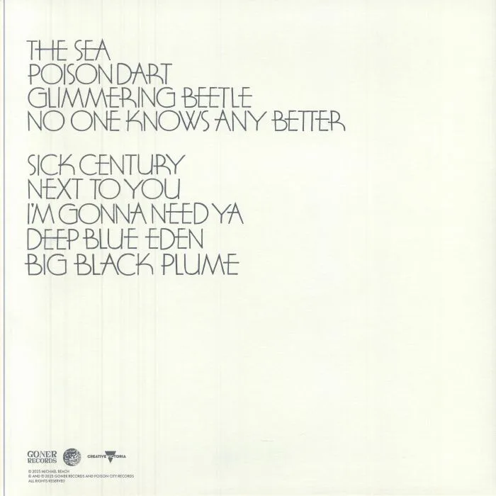 Back cover — Michael BEACH — Big Black Plume