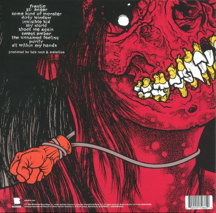Back cover — METALLICA — St Anger (reissue)