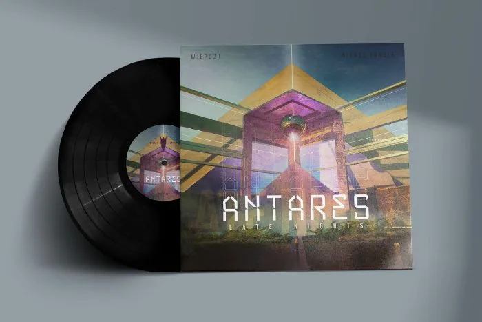 Лицевая сторона обложки — ANTARES — Late Nights EP