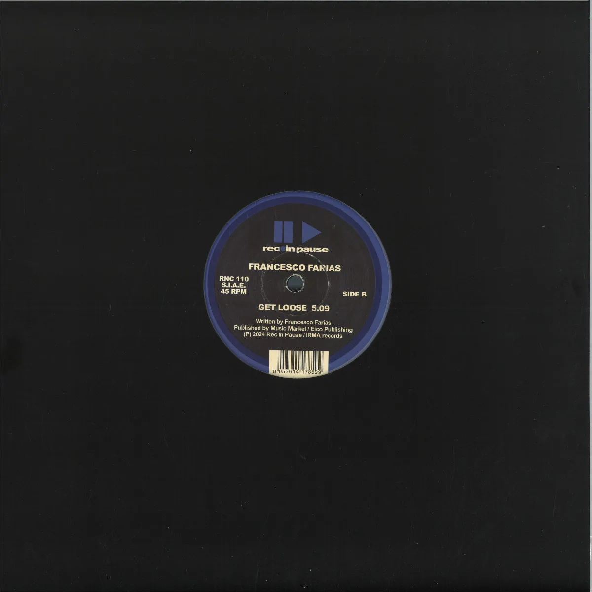 Back cover — Francesco Farias&Alen Sforzina — inner city blues get loose
