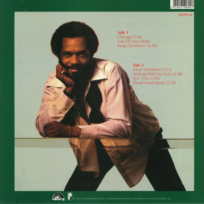 Back cover — Roy AYERS — Silver Vibrations (reissue)