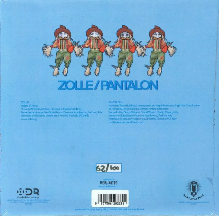 Back cover — ZOLLE / PANTALON — Zolle / Pantalon