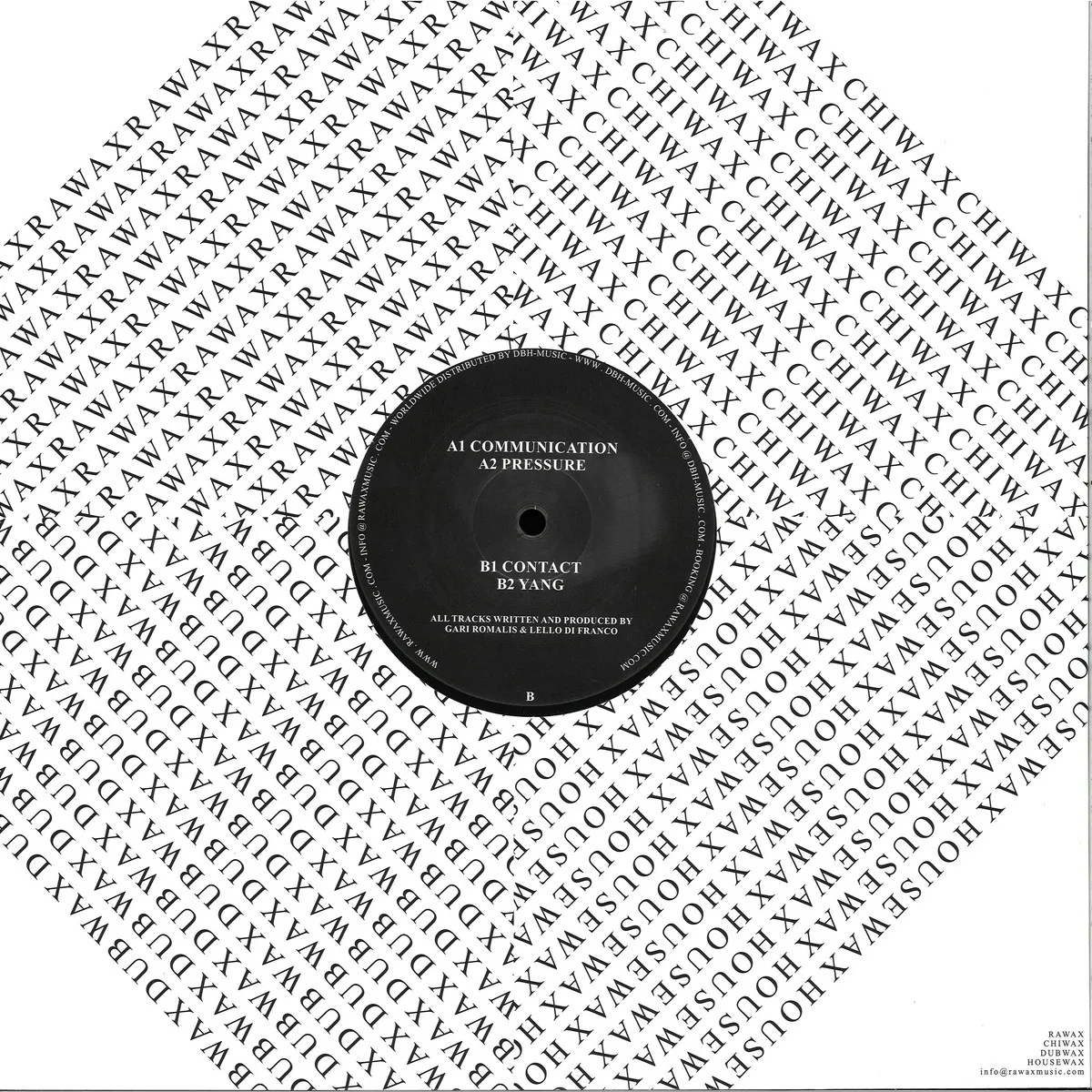 Обратная сторона обложки — Gari Romalis&Lello Di Franco — PRESSURE EP