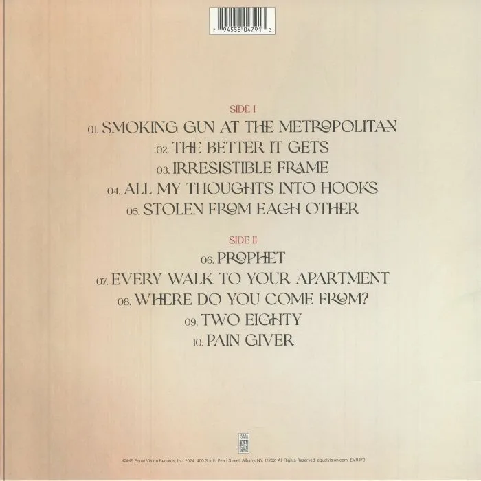 Back cover — NOVA CHARISMA — Metropolitan