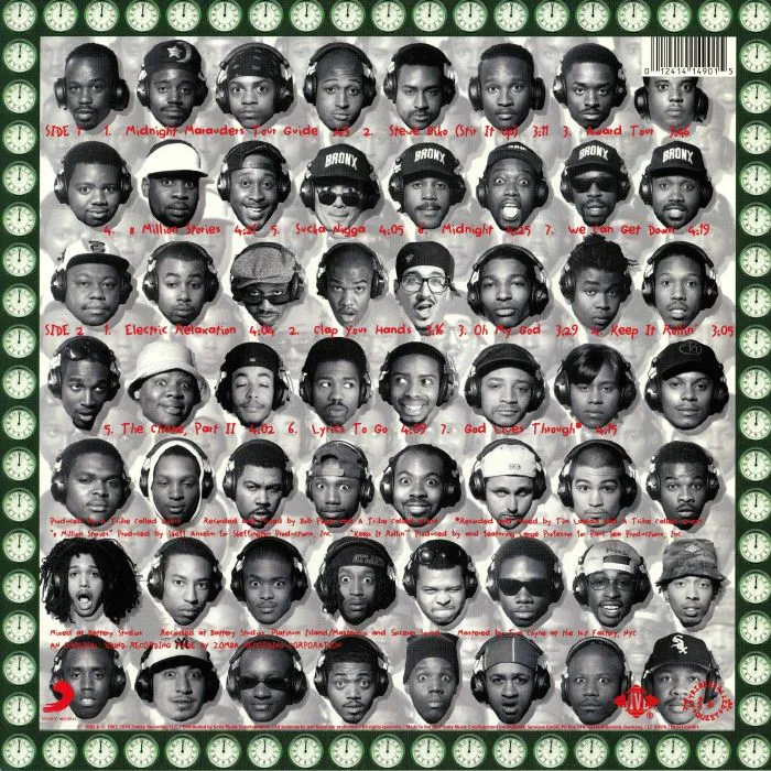 Обратная сторона обложки — A TRIBE CALLED QUEST — Midnight Marauders (reissue)