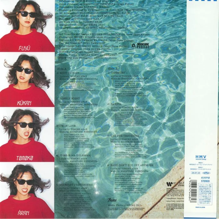 Back cover — TOMOKO ARAN — Fuku Kukan + 1