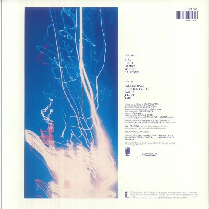 Обратная сторона обложки — Wally BADAROU — Echoes (reissue)