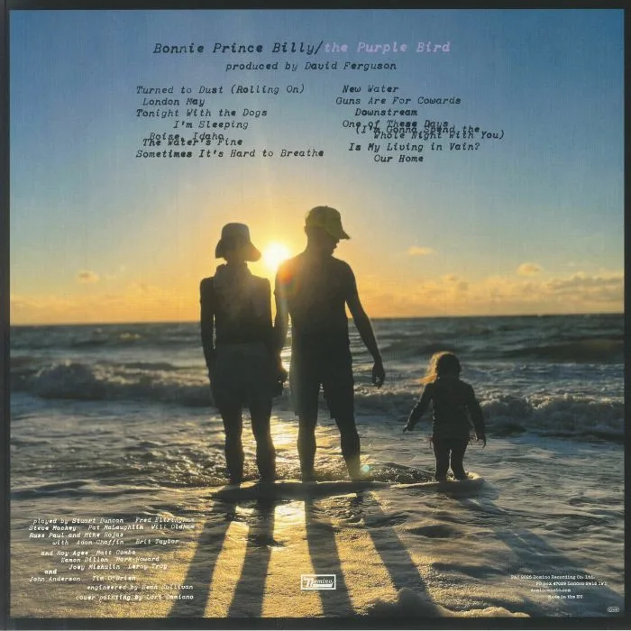Back cover — BONNIE PRINCE BILLY — The Purple Bird