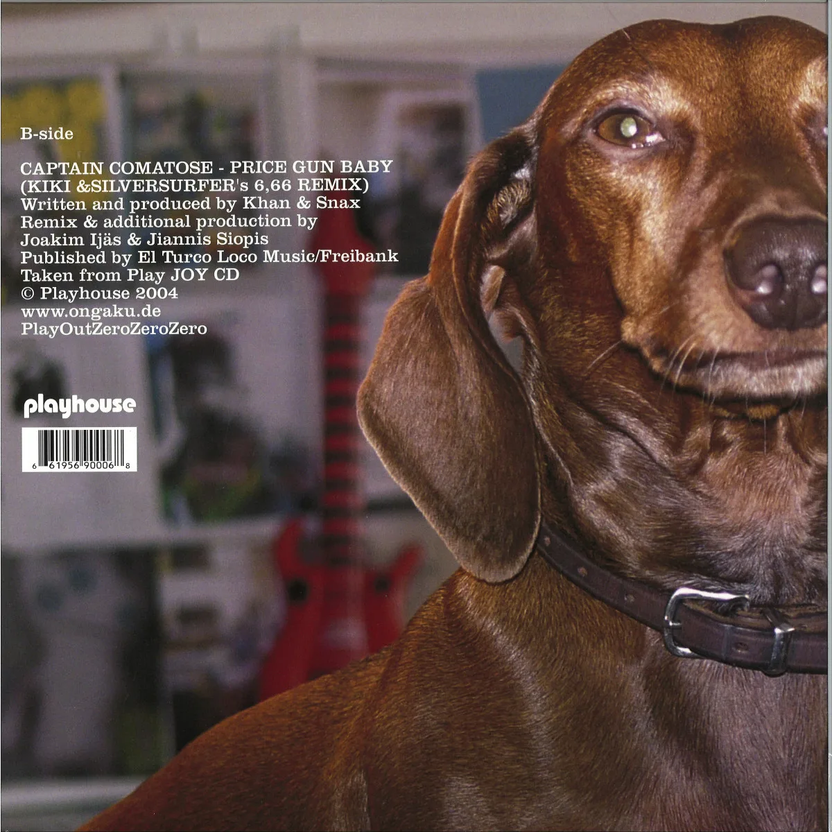 Back cover — Black Strobe/Captain Comatos — Chemical Sweet / Price Gun