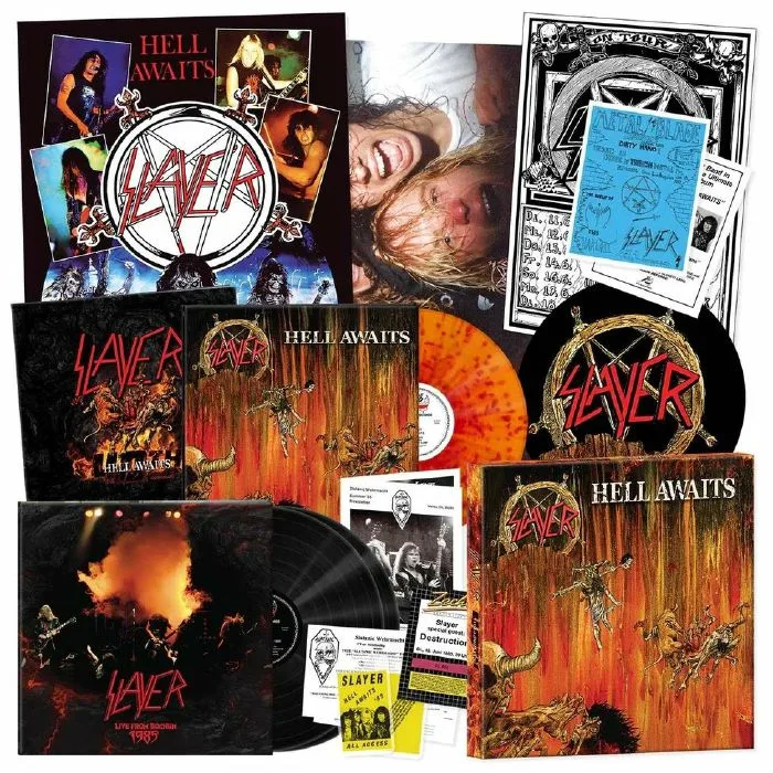 Front cover — SLAYER — Hell Awaits (40th Anniversary Special Edition)
