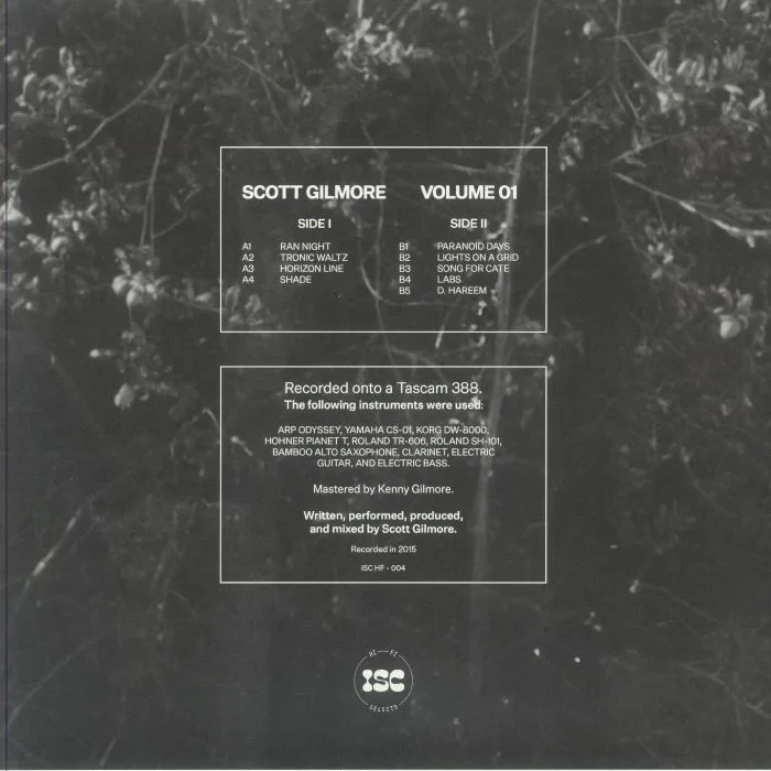 Обратная сторона обложки — Scott GILMORE — Volume 01