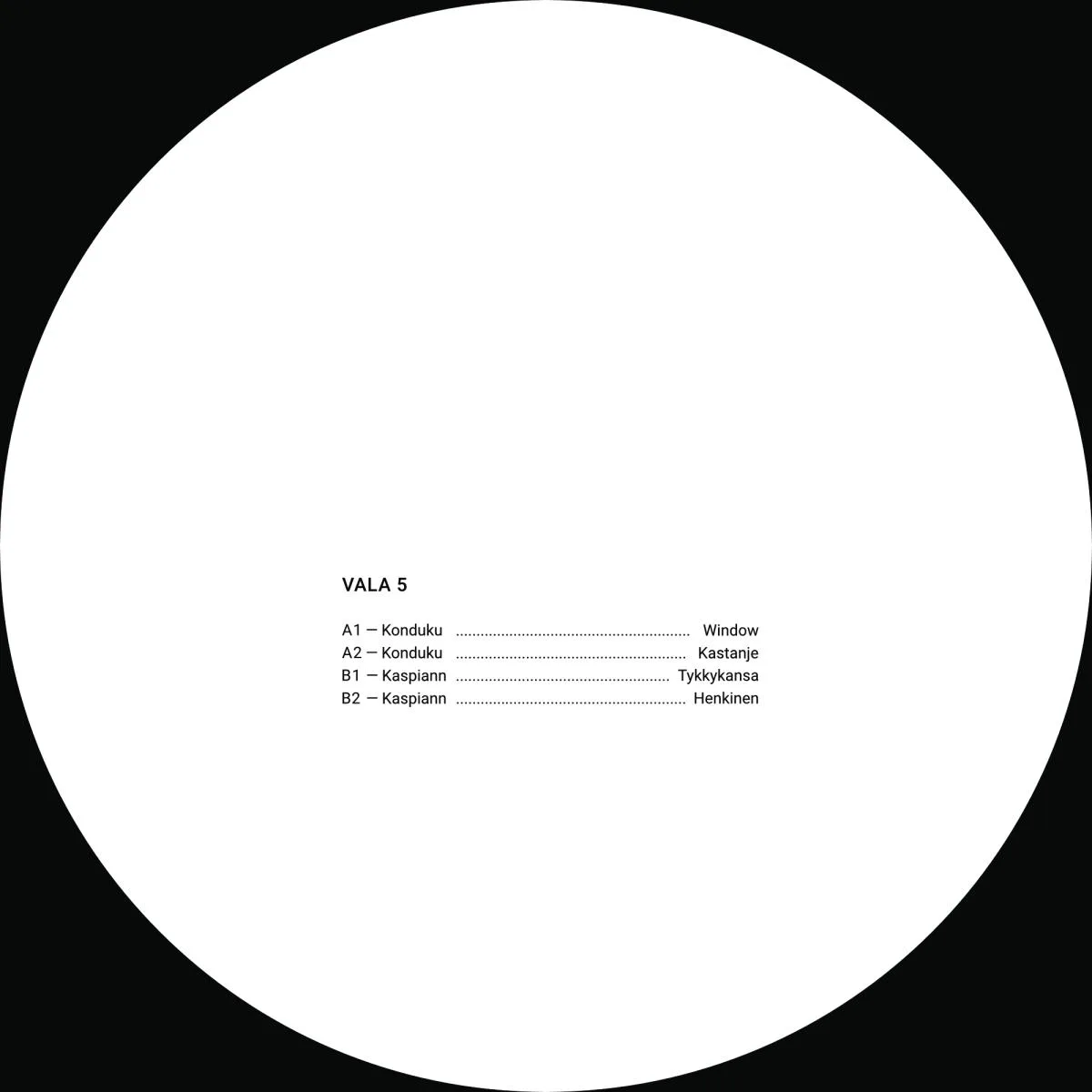 Konduku, Kaspiann — VALA 5