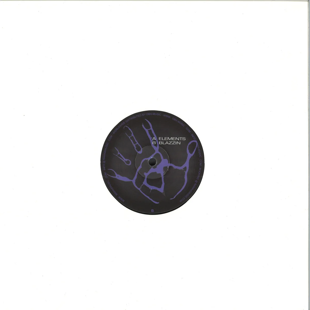 Back cover — Ron Trent — Humans Drums & Machines ( Elements/ Blazzin)