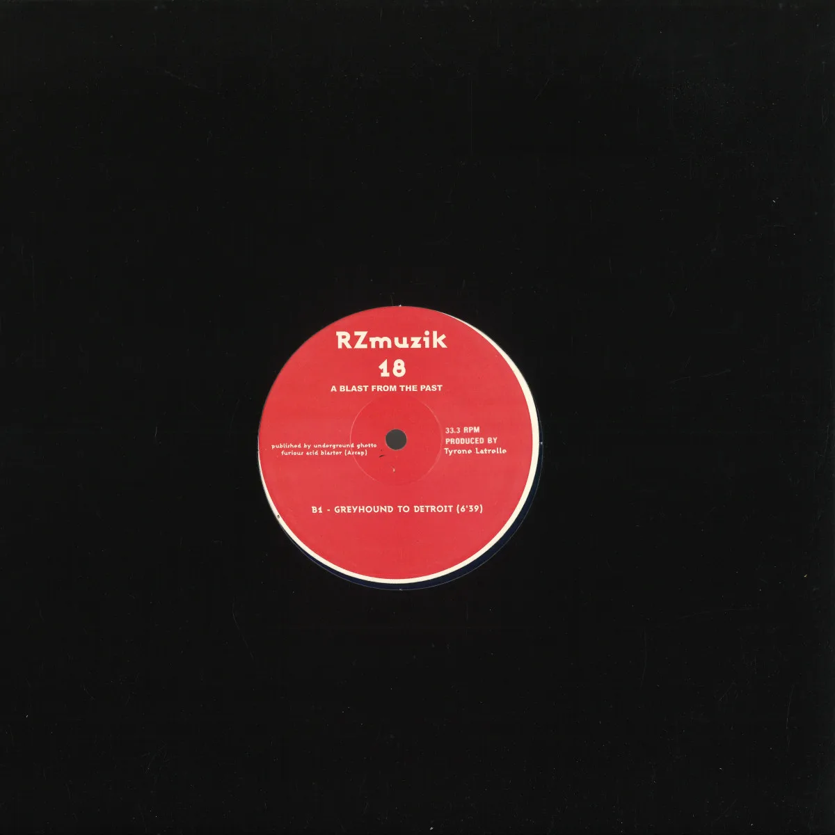 Back cover — Tyrone Latrelle — The Feeling Ep