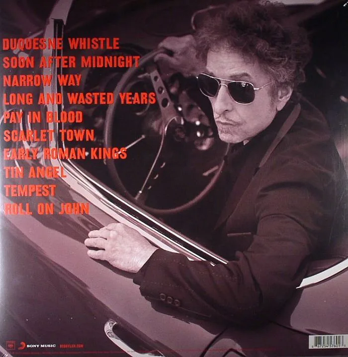 Обратная сторона обложки — Bob DYLAN — Tempest