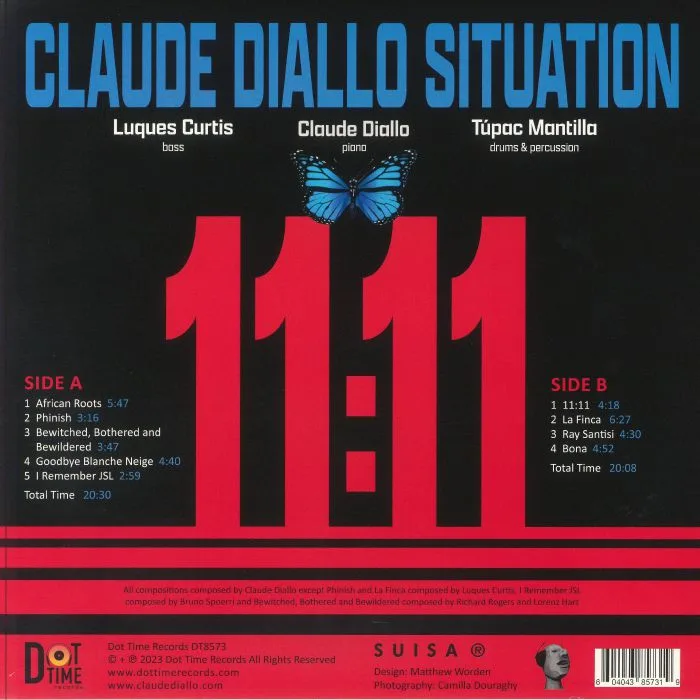 Обратная сторона обложки — CLAUDE DIALLO SITUATION — 11:11