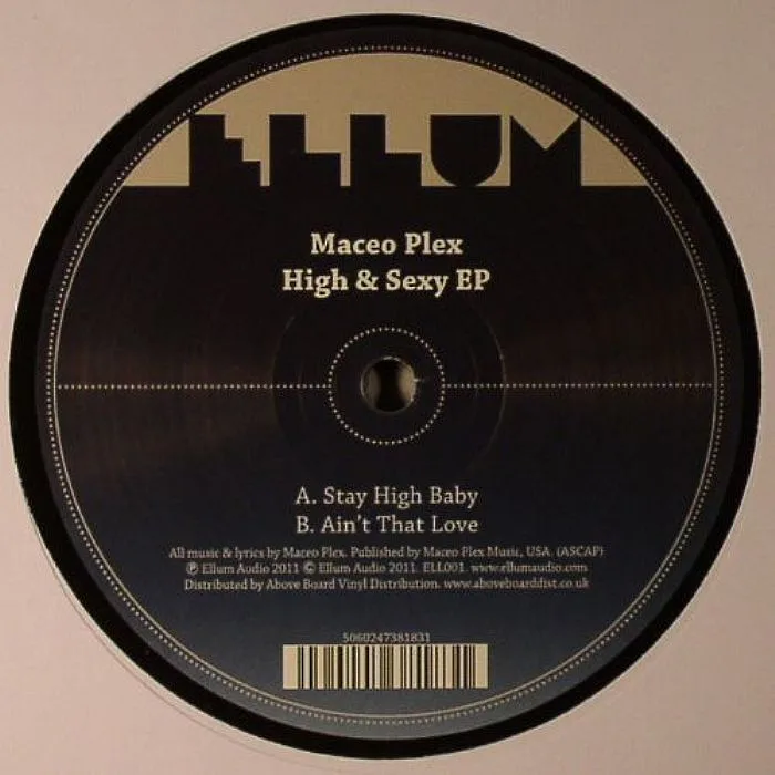 Обратная сторона обложки — MACEO PLEX — High & Sexy EP