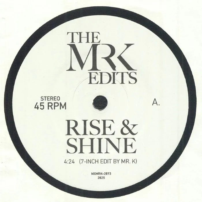 Лицевая сторона обложки — The MR K EDITS — Rise & Shine