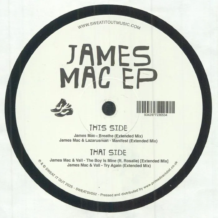 Front cover — James MAC — Breathe EP