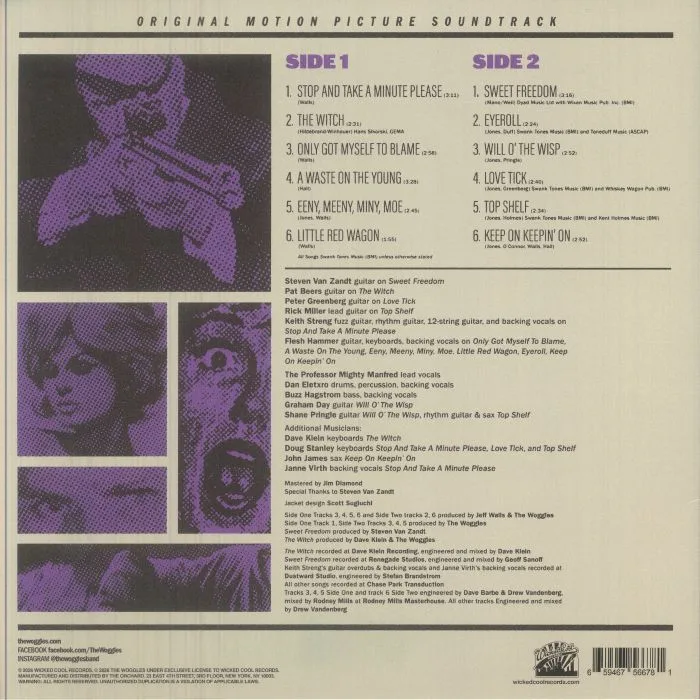 Back cover — The WOGGLES — Stop & Take A Minute